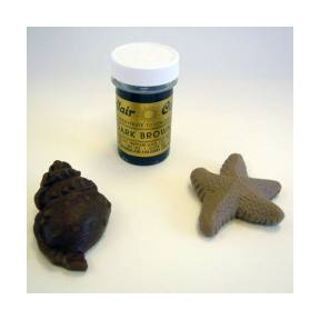 Colorant Alimentar Gel DARK BROWN / Maro Inchis – 25 G – Sugarflair - Anyta Cooking