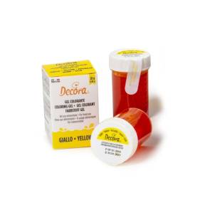 Colorant alimentar gel - GALBEN- 28 gr- Decora - Anyta Cooking