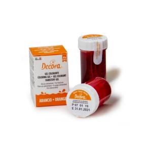 Colorant alimentar gel - PORTOCALIU- 28 gr- Decora - Anyta Cooking