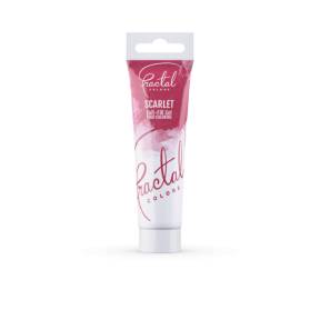 Colorant nealimentar- GEL SCARLET - 30 g - Fractal 