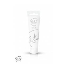 Colorant gel ALB pentru uz nonalimentar (Contine E171) - WHITE SNOW - 50 g- Fractal