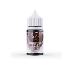 Colorant nealimentar lichid pt aerograf - LICHID DARK CHOCOLATE - 30 g - Fractal 