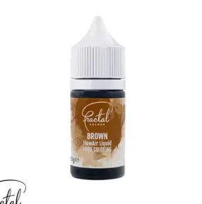 Colorant nealimentar lichid pt aerograf - BROWN - 30 g - Fractal