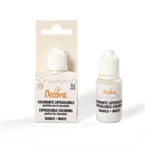 Colorant alimentar liposolubil - Alb - 15 GR - Decora - Anyta Cooking