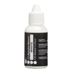 Colorant alimentar liposolubil - ALB/WHITE- 30ml - Sugarflair