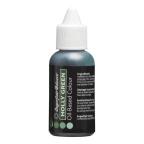 Colorant alimentar liposolubil - HOLLY GREEN - 30ml - Sugarflair - Anyta Cooking