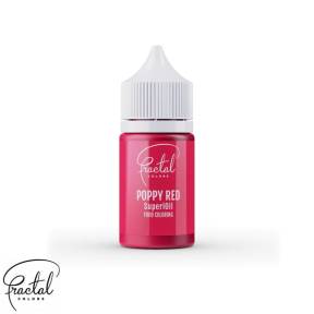 Colorant nealimentar Liposolubil - SuperiOil - POPPY RED - 30 gr - Fractal - Anyta Cooking	