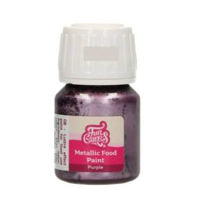 Colorant alimentar pentru pictat efect metalic- PURPLE- 30 ml -Funcakes