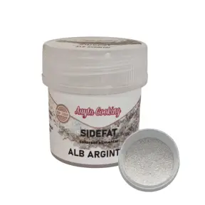 Colorant alimentar - Perlat Argintiu-Alb - 5g - Anyta Cooking
