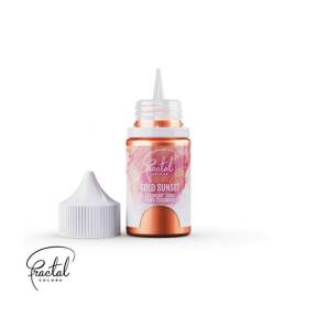 Colorant nealimentar pt aerograf - Sclipicios - GOLD SUNSET -33g - Fractal 