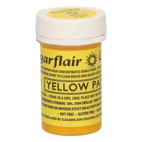 Colorant alimentar pt pictat-GALBEN MAT-Yellow Paint-20 gr-Sugarflair - Anyta Cooking
