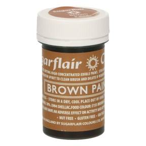 Colorant alimentar pt pictat-MARO MAT-Brown Paint-20 gr-Sugarflair