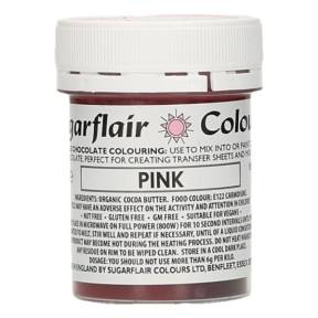 Colorant pentru Ciocolata – PINK / ROZ - 35 g – Sugarflair