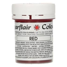 Colorant pentru Ciocolata - RED / ROSU - 35 gr - Sugarflair