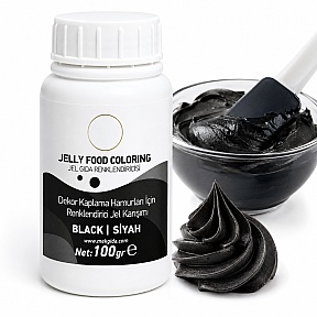 Colorant Gel Alimentar -100 gr - Negru Intens - Anyta Cooking