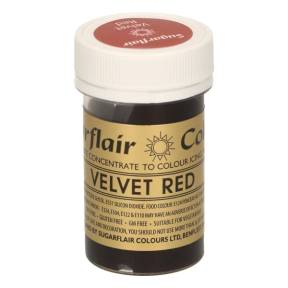 Colorant Gel – VELVET / Red Velvet – Sugarflair - Anyta Cooking