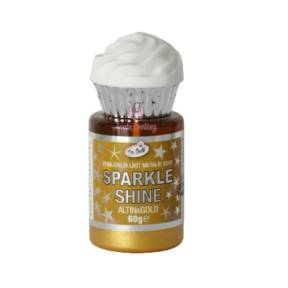 Colorant Lichid Metalizat Sparkle - Auriu / Gold - 60 gr - Dr Gusto - Anyta Cooking	