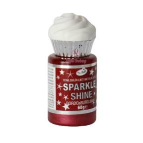 Colorant Lichid Metalizat Sparkle - Bordo / Burgundy - 60 gr - Dr Gusto - Anyta Cooking	