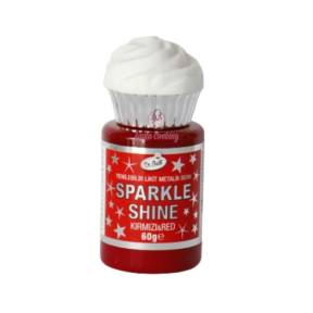 Colorant Lichid Metalizat Sparkle - Rosu / Red - 60 gr - Dr Gusto - Anyta Cooking	