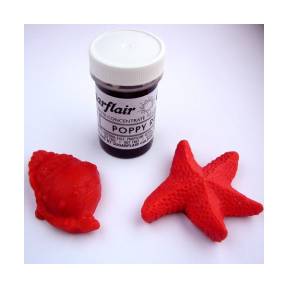 Colorant Pasta/Gel - POPPY RED / Roșu-Vișiniu – 25 G – Sugarflair - Anyta Cooking