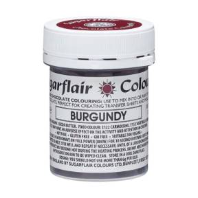 Colorant pentru Ciocolata - Burgundy - 35 g - Sugarflair