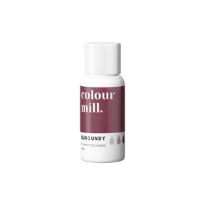 Colorant pt Ciocolată ,Crema de Unt etc.-Burgundy, 20 ml-Colour Mill