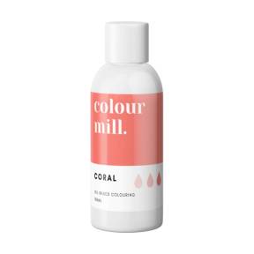 Colorant pt Ciocolată ,Crema de Unt etc.- Coral , 100 ml-Colour Mill - Anyta Cooking