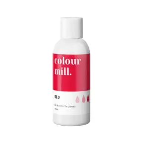 Colorant pt Ciocolată ,Crema de Unt etc.- Red , 100 ml-Colour Mill - Anyta Cooking	