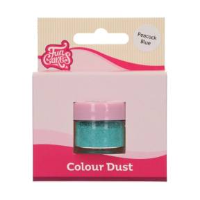 Colorant pudra comestibila – PEACOK BLUE- 4,5 GR -Funcakes