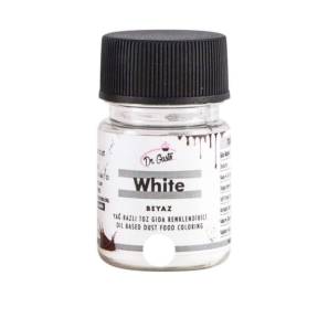 Colorant pudra,hidrosolubil (se dizolva in apa) -ALB / WHITE - 10 gr - Dr Gusto