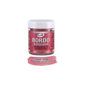 Colorant Pudra Metalizat -Bordo / Burgundy - 10 gr - Dr gusto - Anyta Cooking