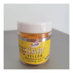 Colorant Pudra Metalizat -Galben Lamaie  - 10 gr - Dr gusto - Anyta Cooking
