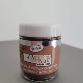 Colorant Pudra Metalizat -Maro / Brown - 10 gr - Dr gusto - Anyta Cooking