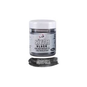 Colorant Pudra Metalizat -Negru / Siyah - 10 gr - Dr gusto - Anyta Cooking