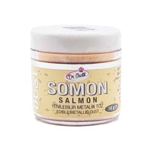 Colorant Pudra Metalizat -Somon / Salmon - 10 gr - Dr gusto - Anyta Cooking