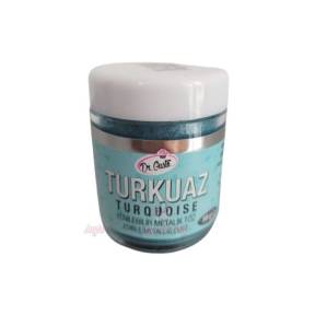Colorant Pudra Metalizat -Turcoaz - 10 gr - Dr gusto - Anyta Cooking