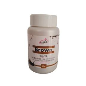 Colorant pudra pt Ciocolata (Liposolubil)-25 gr-Maro/Brown-Dr Gusto - Anyta Cooking