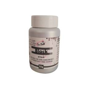 Colorant pudra pt Ciocolata (Liposolubil)-25 gr-Negru/Black-Dr Gusto - Anyta Cooking
