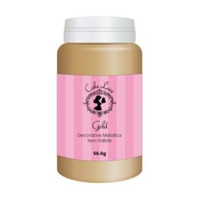 Colorant Pudra pt Decoruri (Non-Edible) - 56 gr - GOLD - Cake Lace - Anyta Cooking