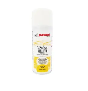 Colorant Spray -Efect Catifea- YELLOW / Galben,400ML-Pavoni