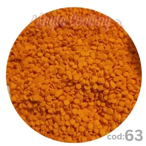 Confeti din Zahar - Portocaliu - 100 gr - Anyta Cooking Nr63