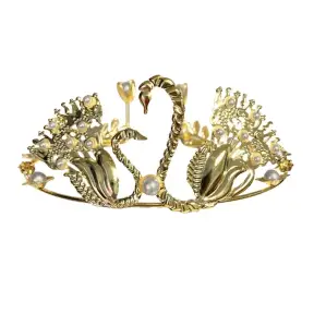 Coronita pentru tort cu lebada - Anyta Cooking