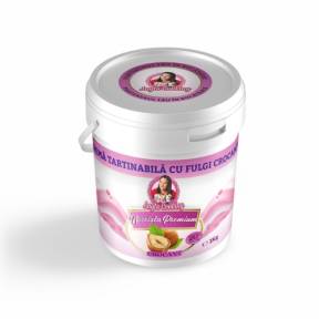 Cremă tartinabilă cu fulgi crocanti – NOCCIOLA PREMIUN – 1 kg – Anyta Cooking