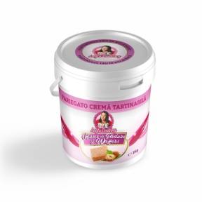 Variegato Cremă Tartinabilă de Ciocolată – ALUNE DE PADURE SI WAFFERS  – 1 kg – Anyta Cooking