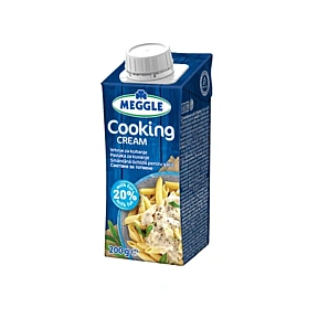 Crema / Smantana lichida pentru gatit, 20% grasime - 200g - Meggle