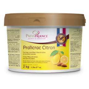 Crema / Umplutura crocantă de lamaie - Pralicrac Citron - 2kg - PatisFrance