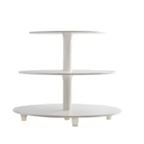 Suport Tort Plastic 3 etaje - 355mm inaltime, 340mm diametru