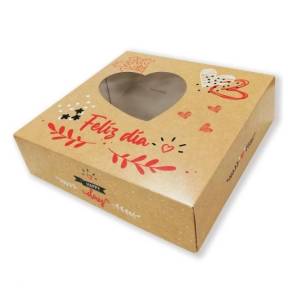 Cutie patrata cu inimioare, "HAPPY DAY" - 28 X 28X 8 CM - Anyta Cooking