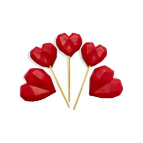  Decor comestibil - "Inimi roșii premium" - Anyta Cooking 