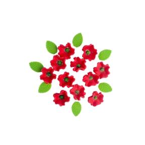 Decor comestibil - "Maci mici cu frunze" - Anyta Cooking 